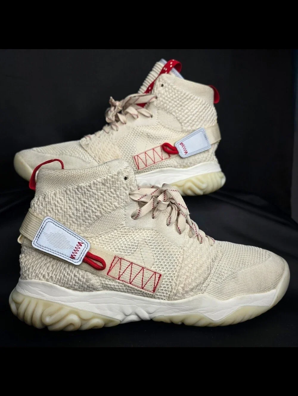Nike BQ1311-206 Air Jordan Apex React Bio Light Cream Sail Red Shoes Men SZ 11.5